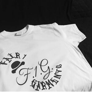 Kids White Graphic Tee